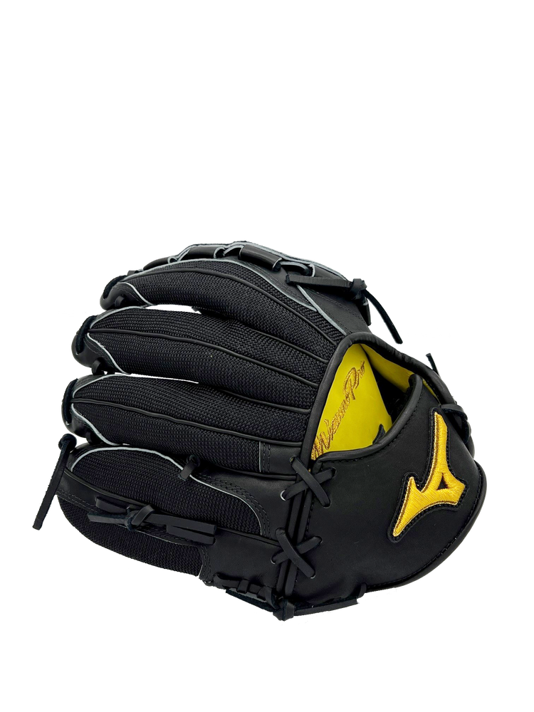 MIZUNO PRO VADER BALL GLOVE MADE IN HAGA JAPAN BLACK 12