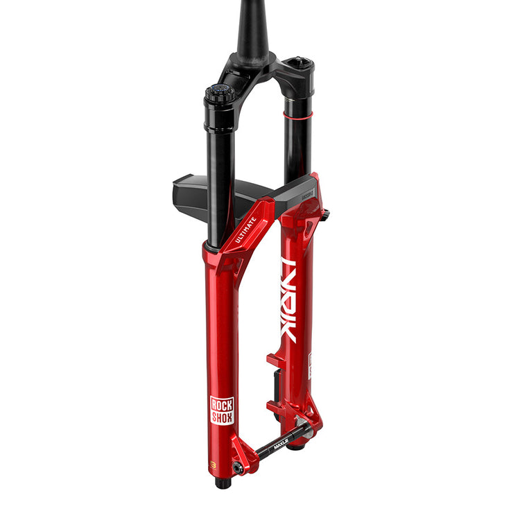 RockShox, Lyrik Ultimate E1, Suspension Fork, 27.5'', Linear XL W/ButterCup, 170mm, 1-1/8''-1.5'', 15x110mm TA, Rake: 44mm, Red