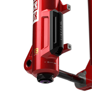 RockShox, ZEB Ultimate B1, Suspension Fork, 27.5'', Linear XL W/ButterCup, 180mm, 1-1/8''-1.5'', 15x110mm TA, Rake: 44mm, Red