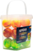 ROAD WARRIOR 15 PACK BUCKET ROAD HOCKEY BALLS EXTREME COLOURS