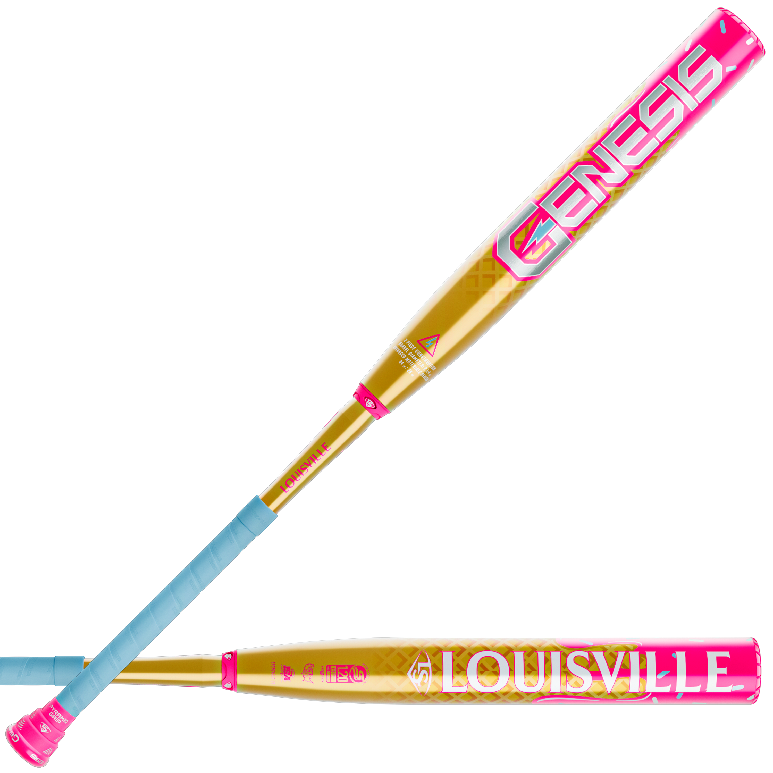 2026 LOUISVILLE GENESIS 2PC 13" ICE CREAM SLOPITCH BAT