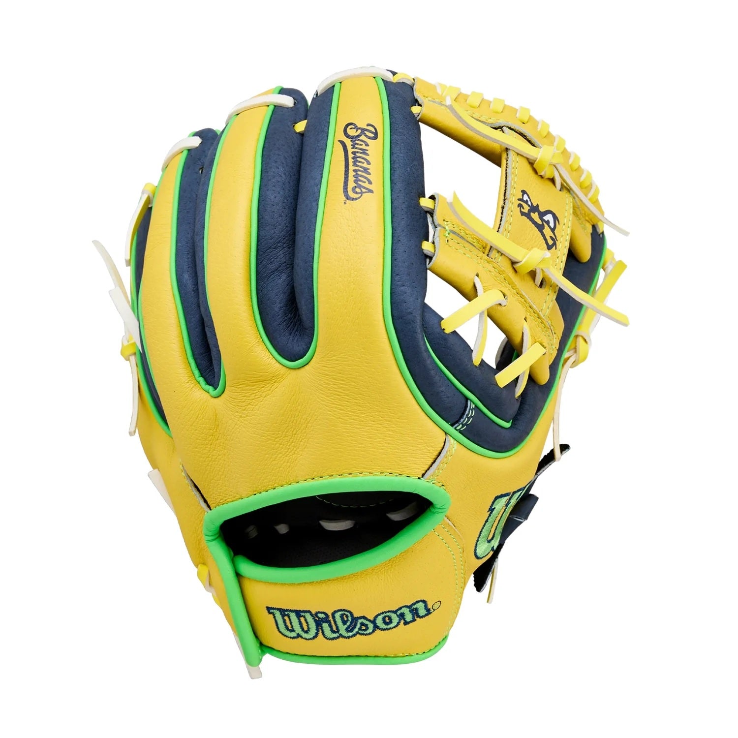 WILSON A450 SAVANNAH BANANAS BALL GLOVE 11" NAVY/YELLOW RHT