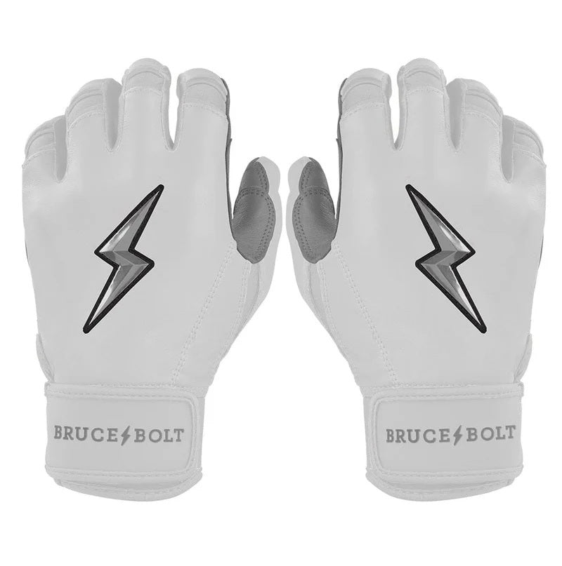 BRUCE BOLT CHROME SERIES SHORT CUFF BATTING GLOVES AD