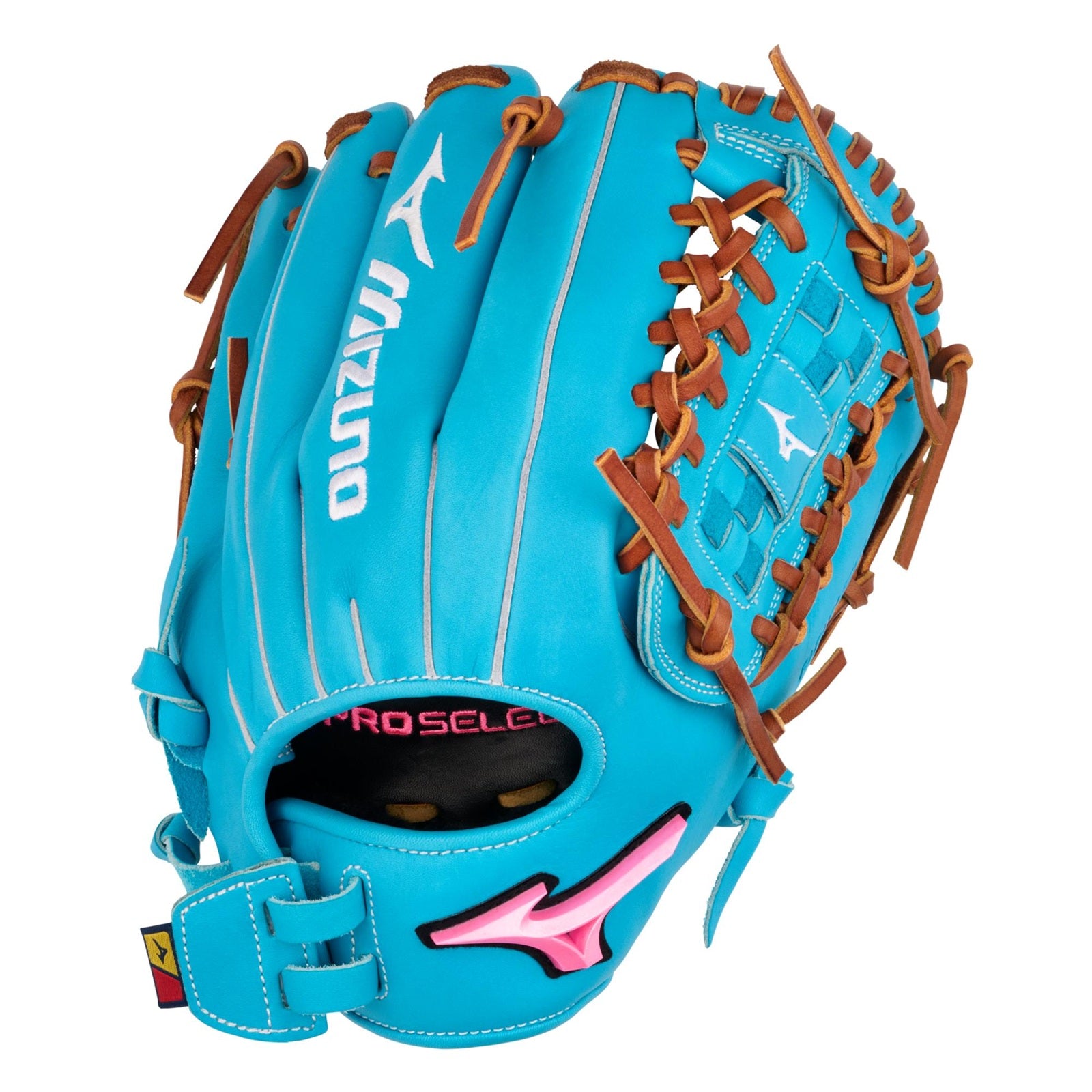 Mizuno GPSF-13D Pro Select FP, Premium Pitcher 12" Fastpitch Glove Blue