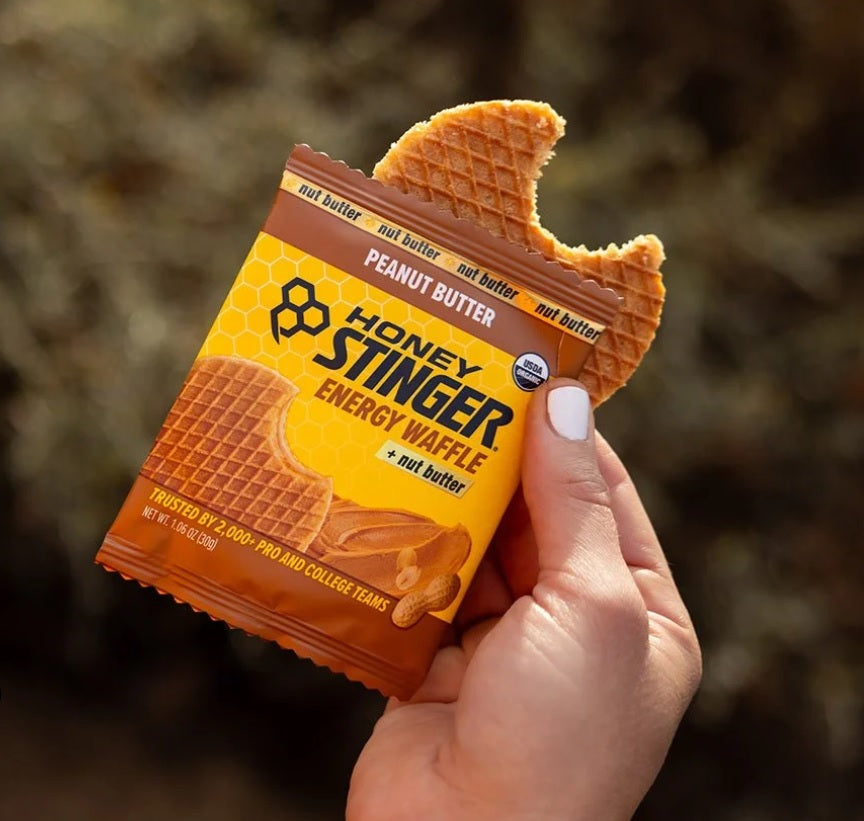 Honey Stinger, Nut Butter, Energy Waffles, Peanut Butter, Each
