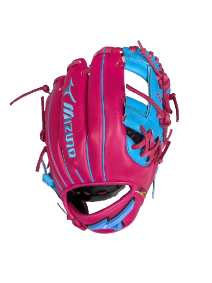 MIZUNO PRO SELECT CUSTOM BASEBALL GLOVE GPS-40C 11.5" RHT PINK/BLUE