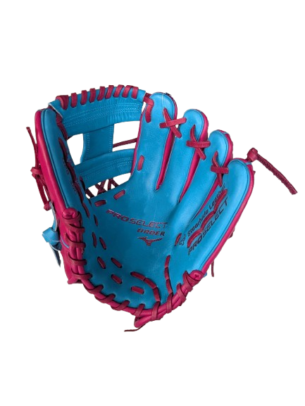 MIZUNO PRO SELECT CUSTOM BASEBALL GLOVE GPS-40C 11.5" RHT PINK/BLUE