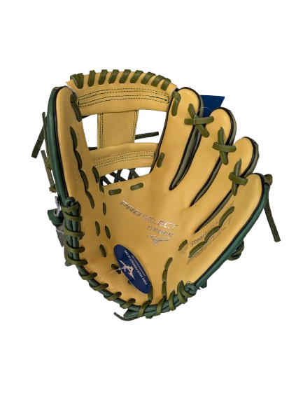 MIZUNO PRO SELECT CUSTOM BASEBALL GLOVE GPS-50C 11.75" RHT TAN/GREEN