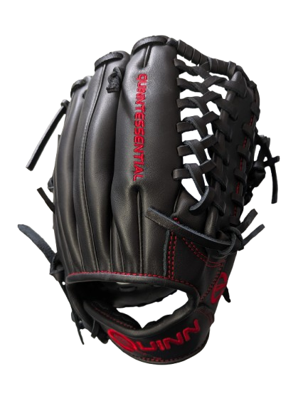 QUINN 501 - Modified Trap  Black Smooth Cowhide Baseball glove 11.75"