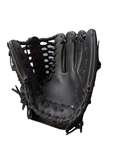 QUINN 501 - Modified Trap  Black Smooth Cowhide Baseball glove 11.75"