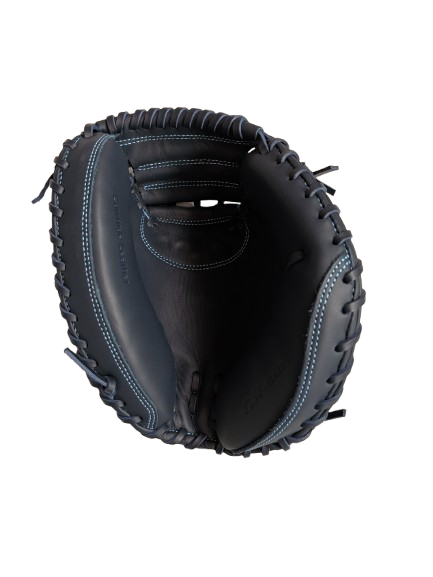 QUINN CR - Half Moon Navy Smooth Cowhide Catchers Mitt 32.5"