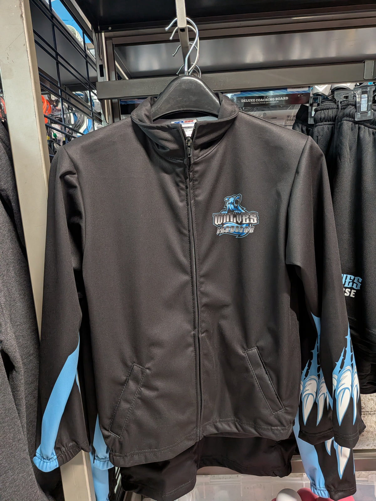 AK WOLVES LACROSSE SUBLIMATED TRACK JACKET