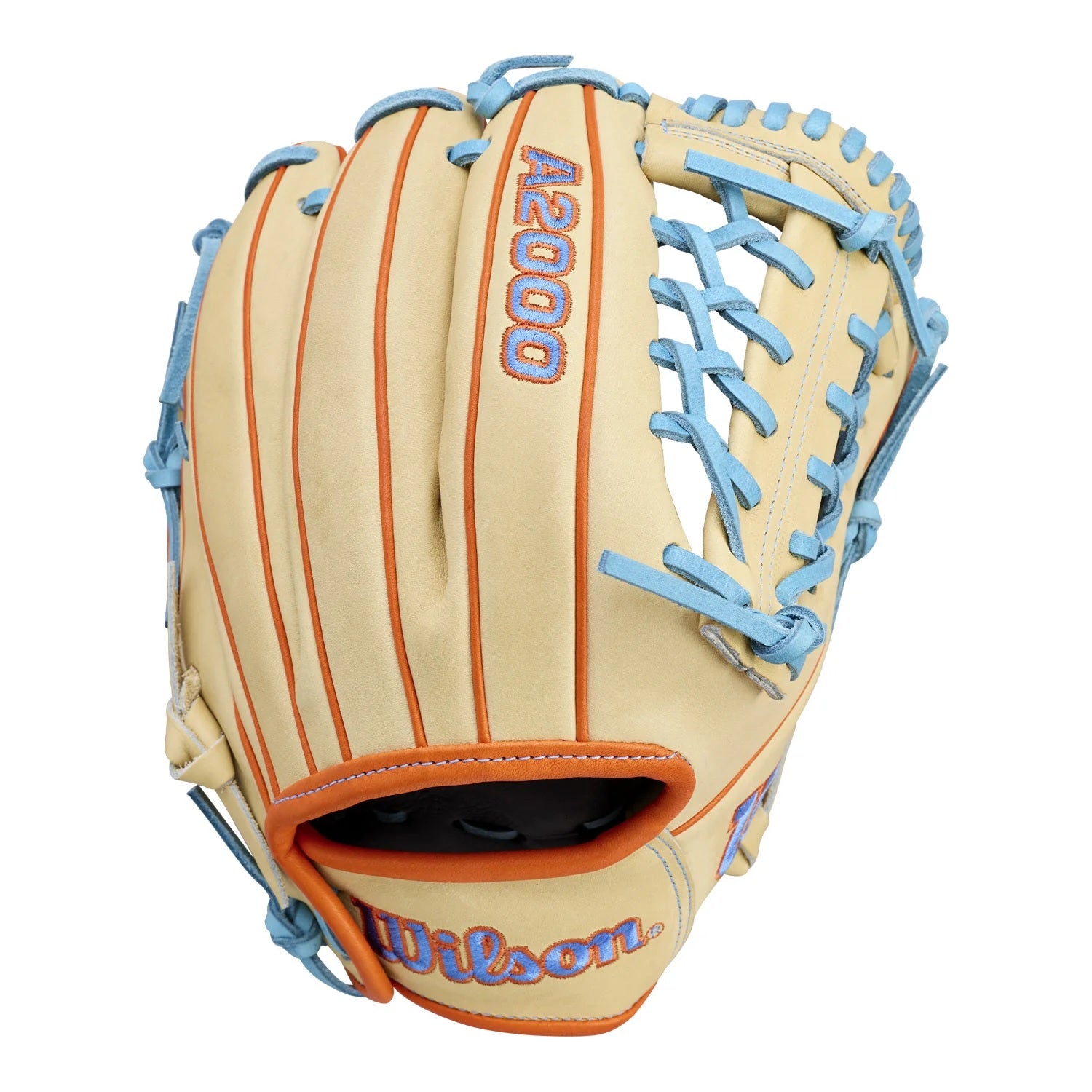 2026 SUMMER WILSON A2000 PF89 11.5" BLONDE / ORANGE / SKY BLUE