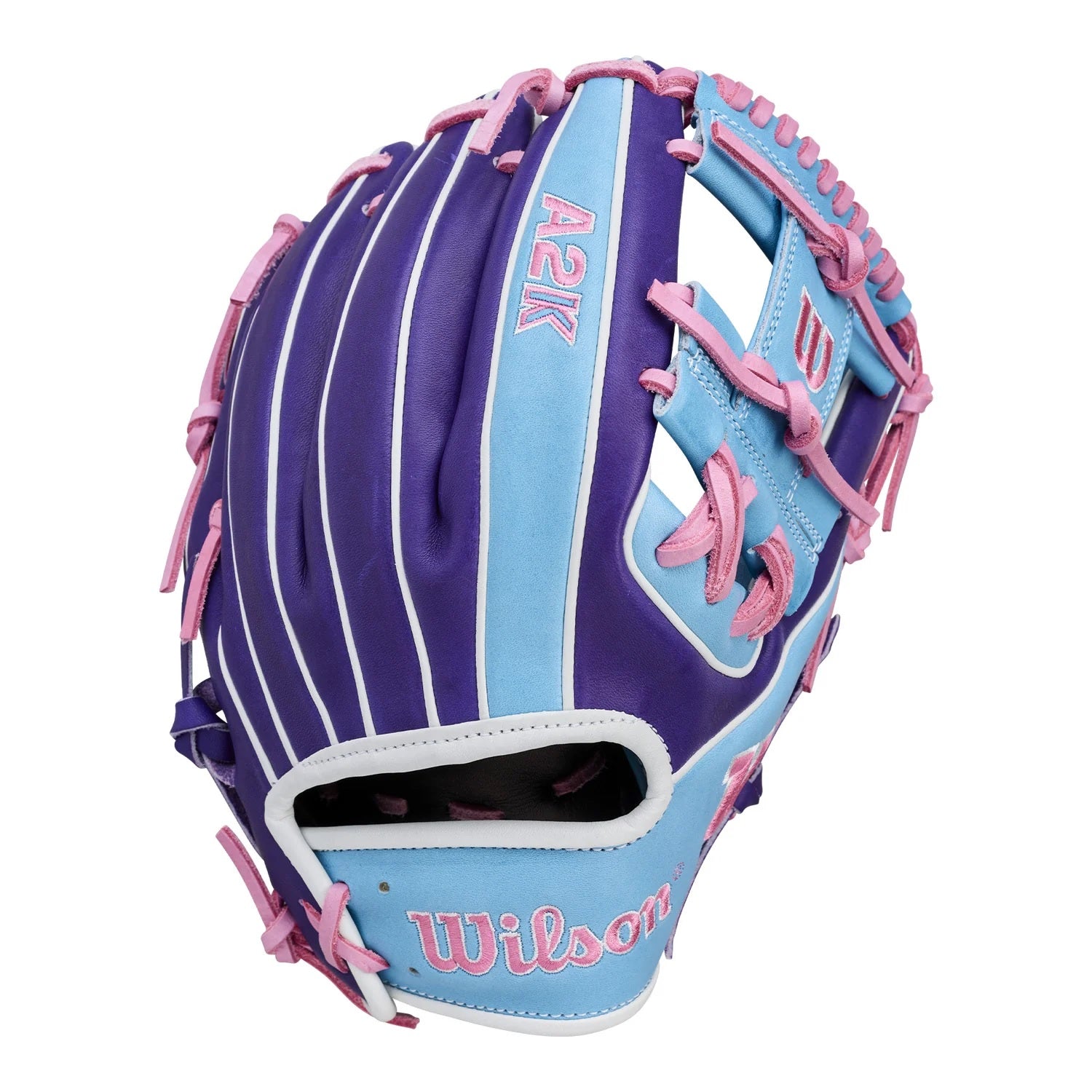 2026 SUMMER WILSON A2K 1786 11.5" PURPLE / SKY BLUE