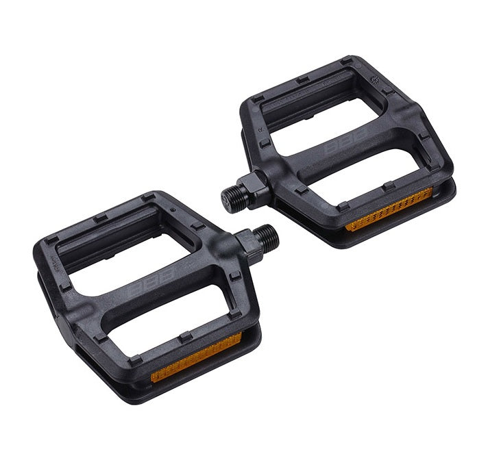 BBB Cycling, BPD-35 TrailRide, Platform Pedals, Body: Nylon, Spindle: Cr-Mo, 9/16'', Black, Pair