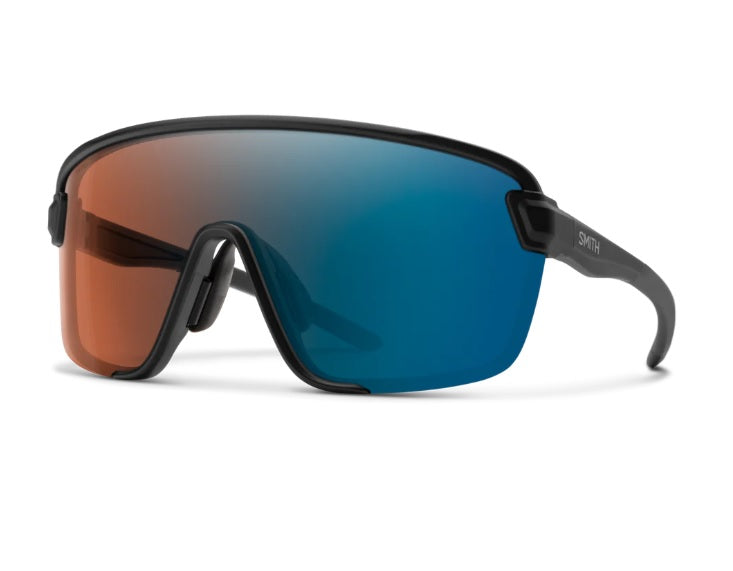 SMITH Bobcat, Matte Black, ChromaPop Glacier Photochromic Copper Blue Mirror