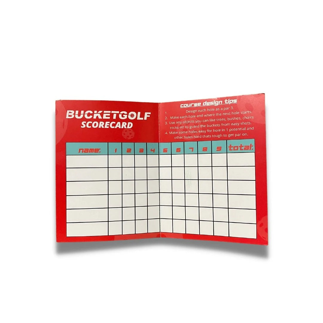BUCKETGOLF SCORECARD PACK  (25)