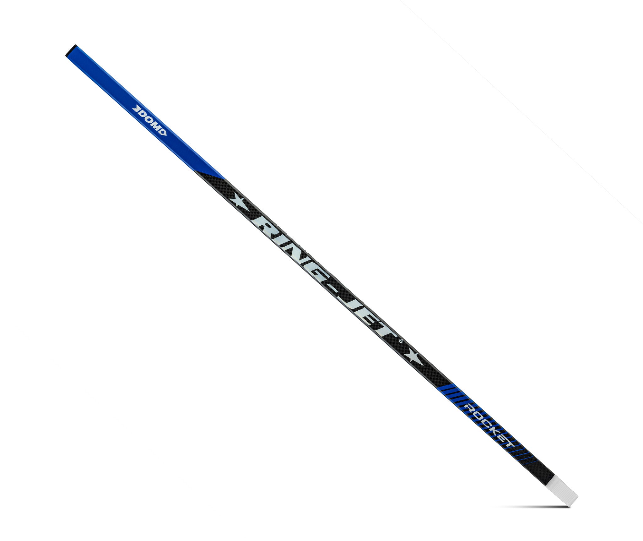 Carbon Ringette Stick_Blue_Wht Tip