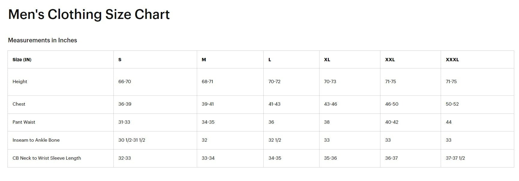 clothing_size