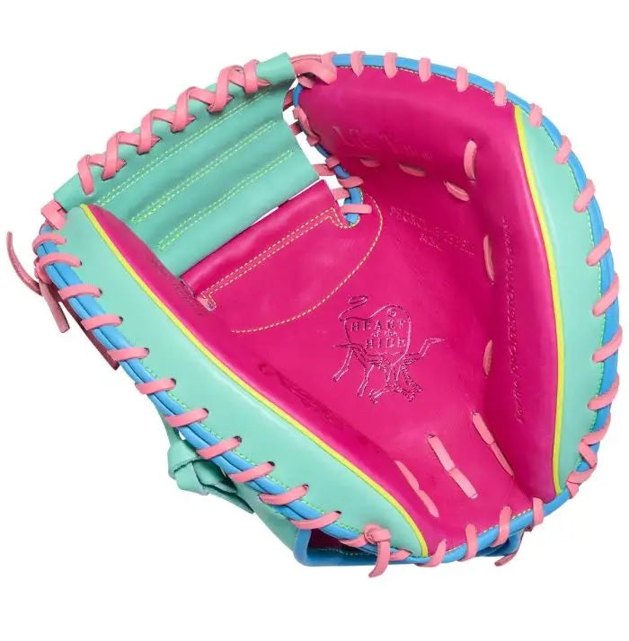 RAWLINGS HOH GOLD GLOVE 34" S1P/CV CATHERS MITT BERRY / MINT