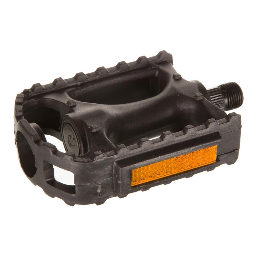 EVO, Swivel Resin, Pedals, Body: Resin, Spindle: Steel, 9/16'', Black, Pair