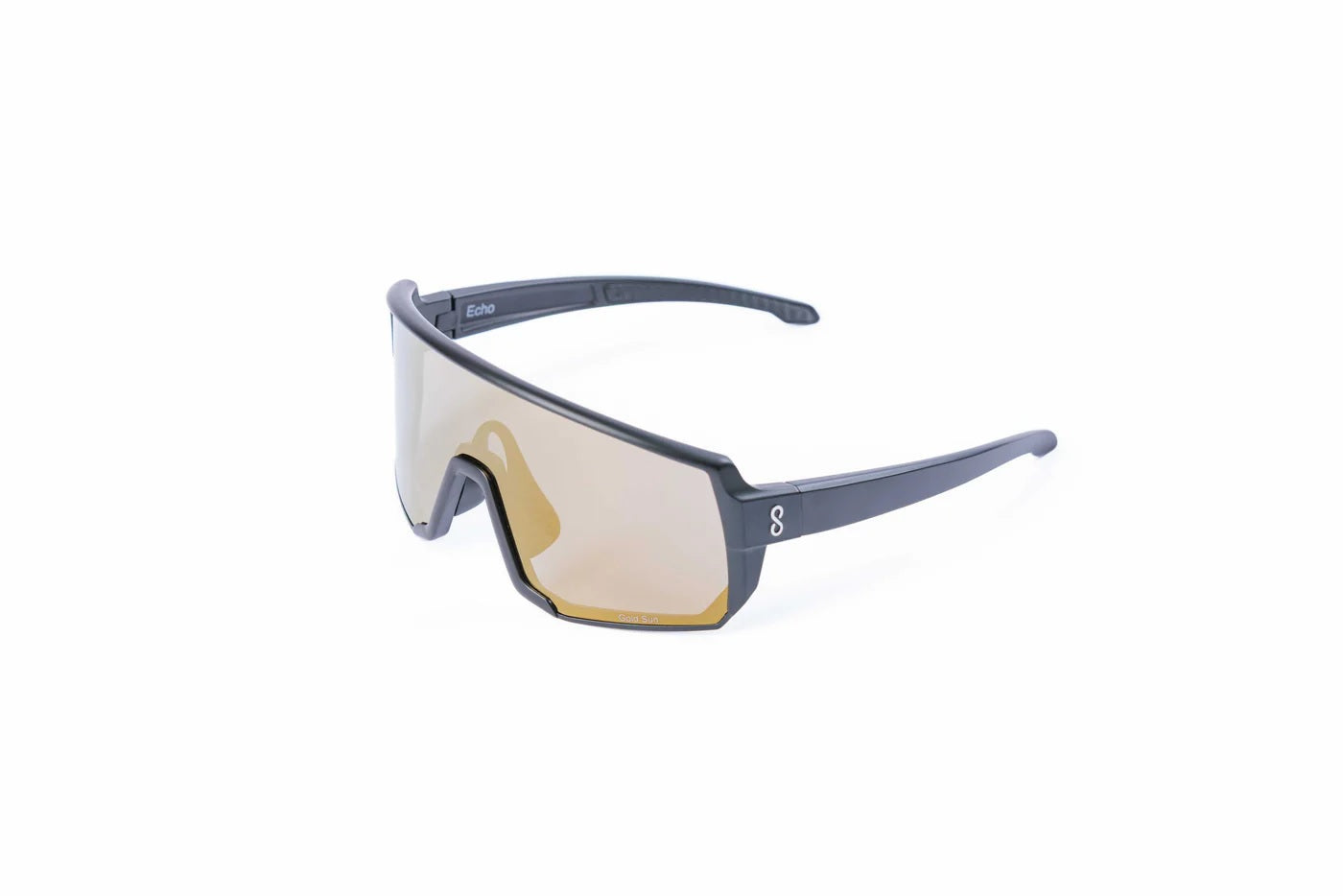 COAST OPTICS ECHO BLACK WITH GOLD SUN AND CLEAR LENSES