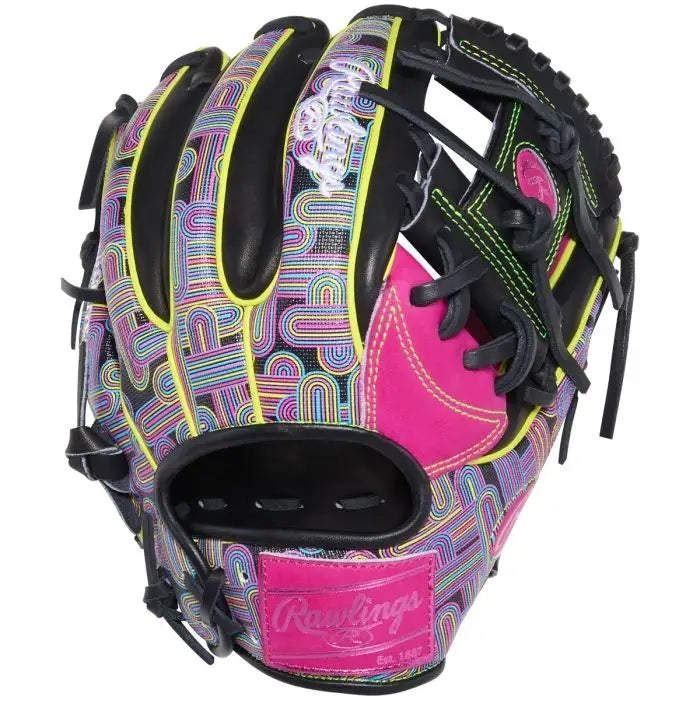 RAWLINGS HOH GOLD GLOVE 11.5" I/CV BASEBALL GLOVE BLACK / BERRY