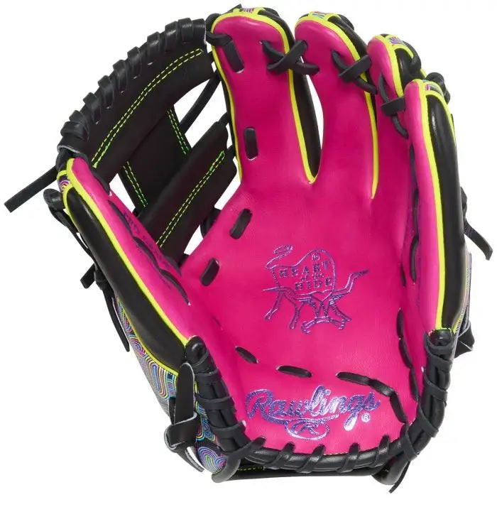 RAWLINGS HOH GOLD GLOVE 11.5" I/CV BASEBALL GLOVE BLACK / BERRY