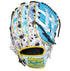 RAWLINGS HOH GOLD GLOVE 12.75" H/CV BASEBALL GLOVE COLUMBIA BLUE / SPLATTER