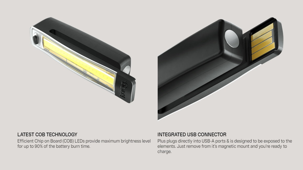 KNOG PLUS TWINPACK FRONT/REAR BICYCLE LIGHTS