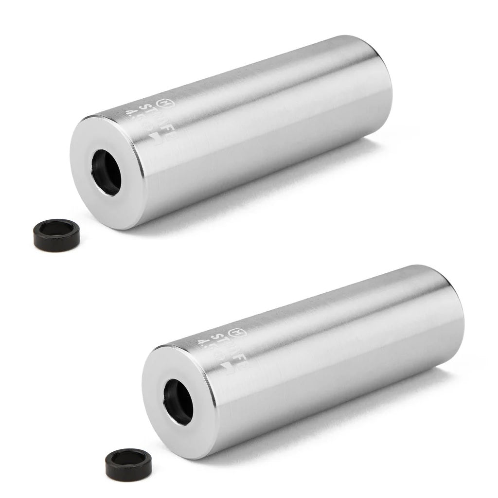 Mission Strafe Pegs - Pair - Chrome 4.5"