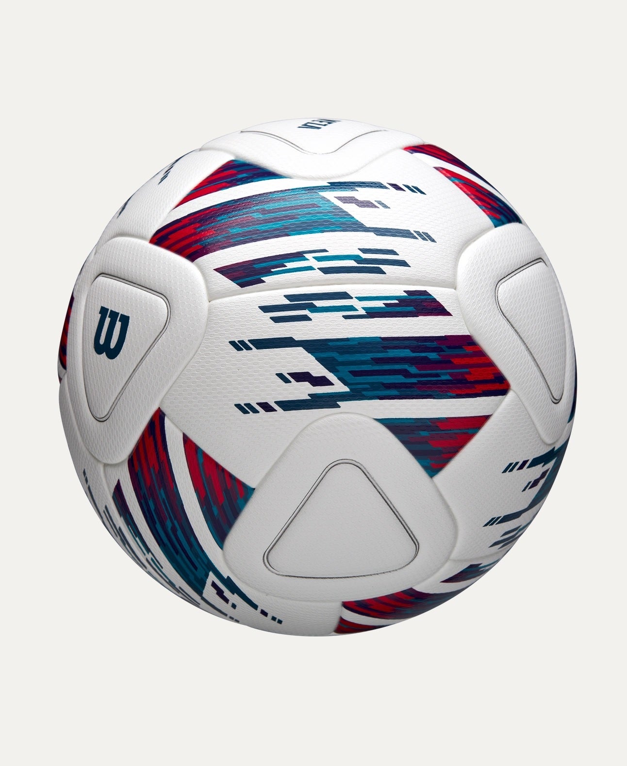 WILSON NCAA VEZA MATCH SOCCER BALL SZ 5 WHITE BLUE/RED