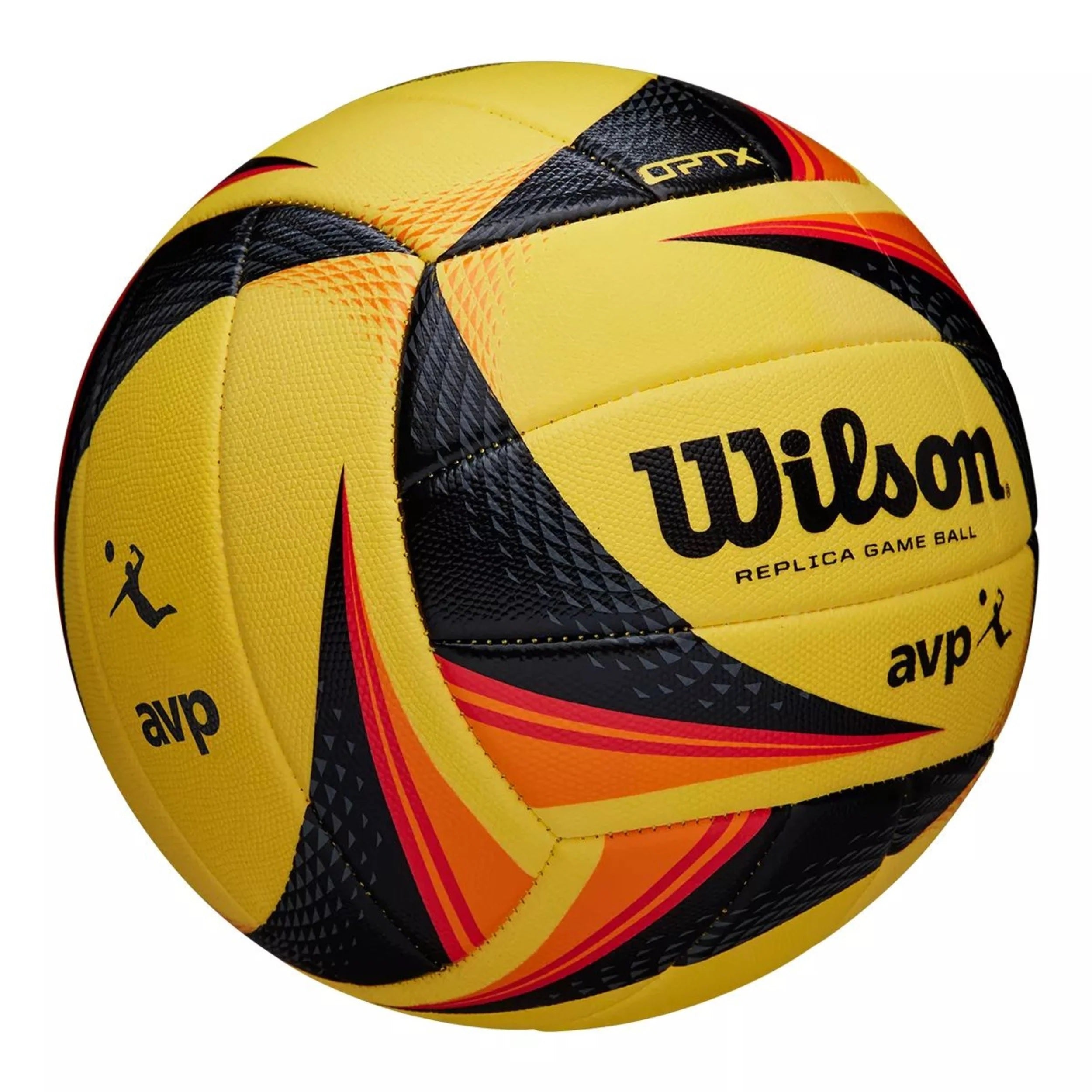 WILSON OPTX AVP REPLICA VOLLEYBALL YELLOW/BLACK