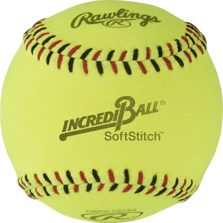 RAWLINGS INCREDIBALL 12" YELLOW SOFTSTITCH SOFTBALLS