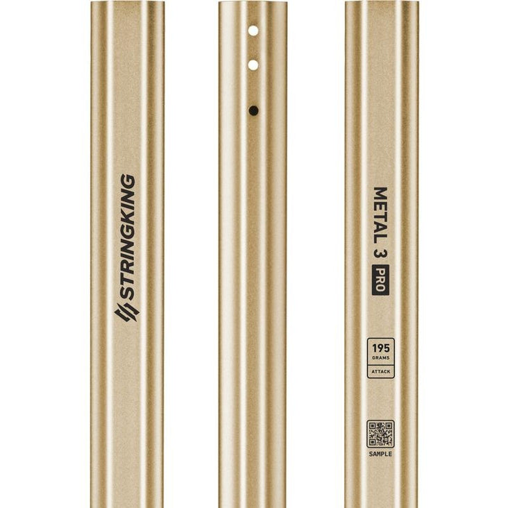 StringKing-Metal-3-Pro-Attack-195-Lacrosse-Shaft-Nickel-Close-View--base