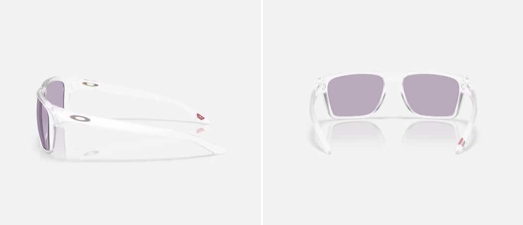 Oakley Sylas prizm sapphire Lenses,  polished clear Frame