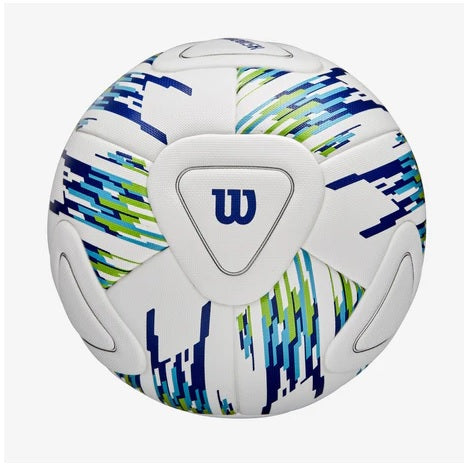 WILSON VANQUISH MATCH SOCCER BALL WHITE/GREEN/BLUE