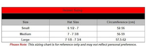 warrior-hockey-helmet-sizechart