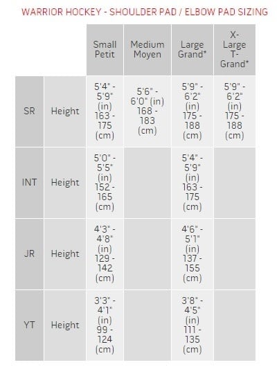 warrior_sp-ep_sizing