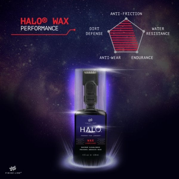 HALO MAXIMUM CLEANLINESS WAX CHAIN LUBE 4OZ/120ML